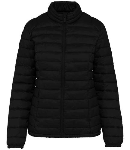 Native Spirit Ladies Lightweight Recycled Padded Jacket - BLK - XL